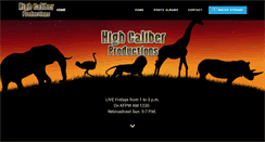 Desktop Screenshot of highcaliberradio.net