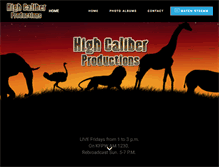 Tablet Screenshot of highcaliberradio.net